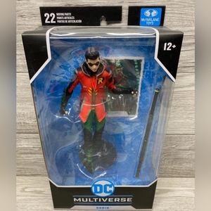 2021 Mcfarlane DC Multiverse Gotham Knights Robin 7" Action Figure New Sealed